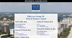 Desktop Screenshot of ellis-law.com